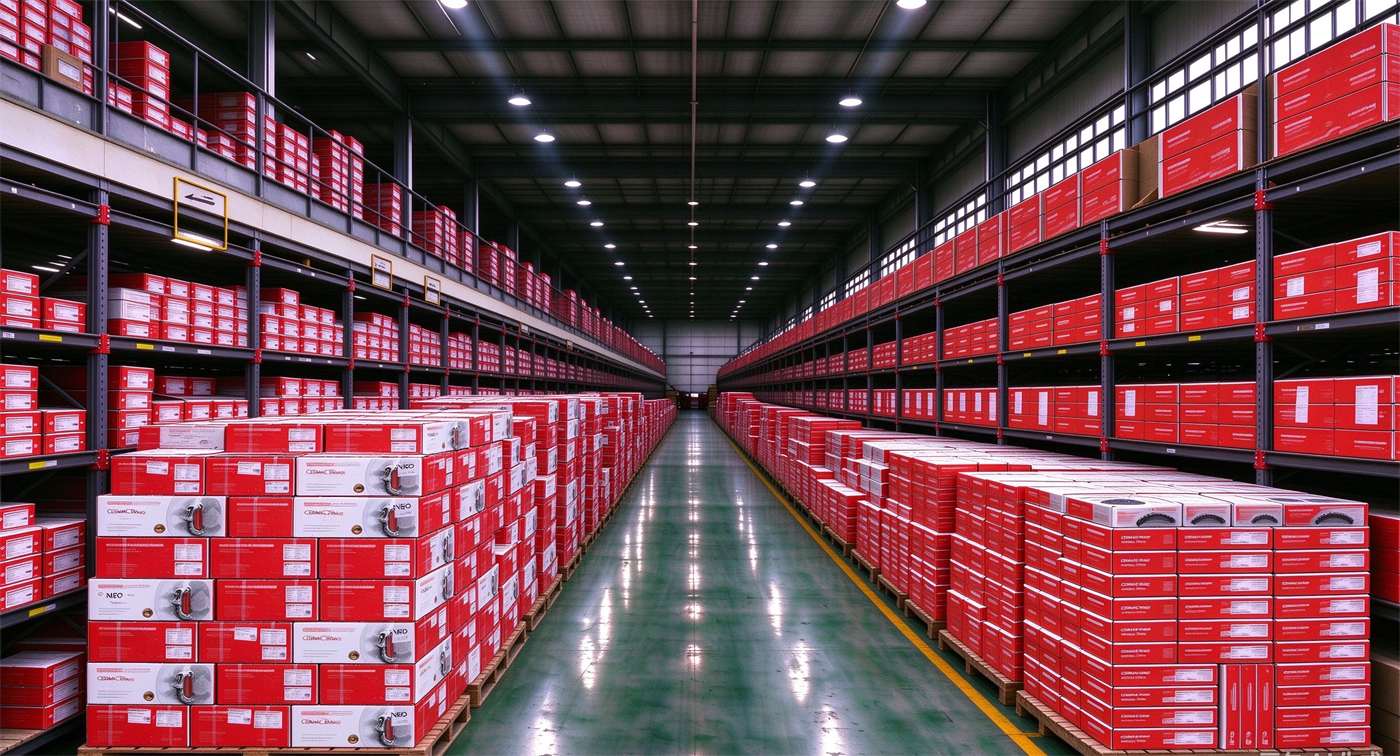 Huachen warehouse stocked with Super Stop brake products